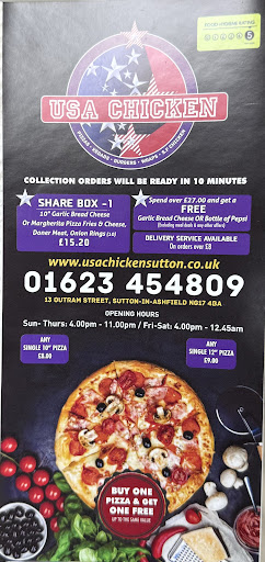 Photo of USA Chicken - 13 Outram St, Sutton-in-Ashfield NG17 4BA